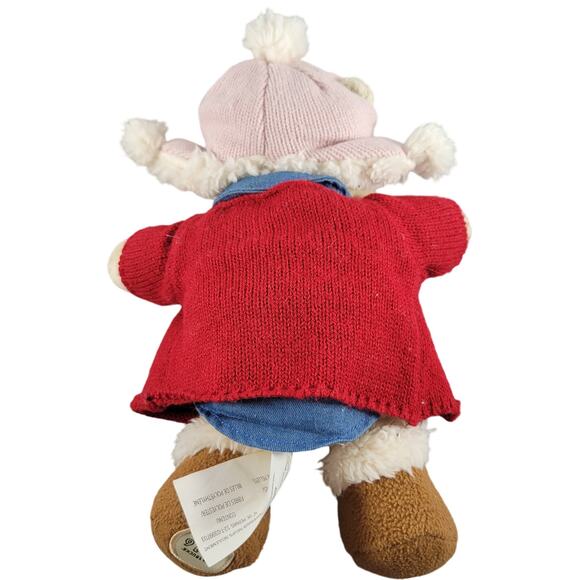Starbucks 2016 Holiday Teddy Bear Plush Red Jacket 10" Exclusive Stuffed Animal - Picture 3 of 8